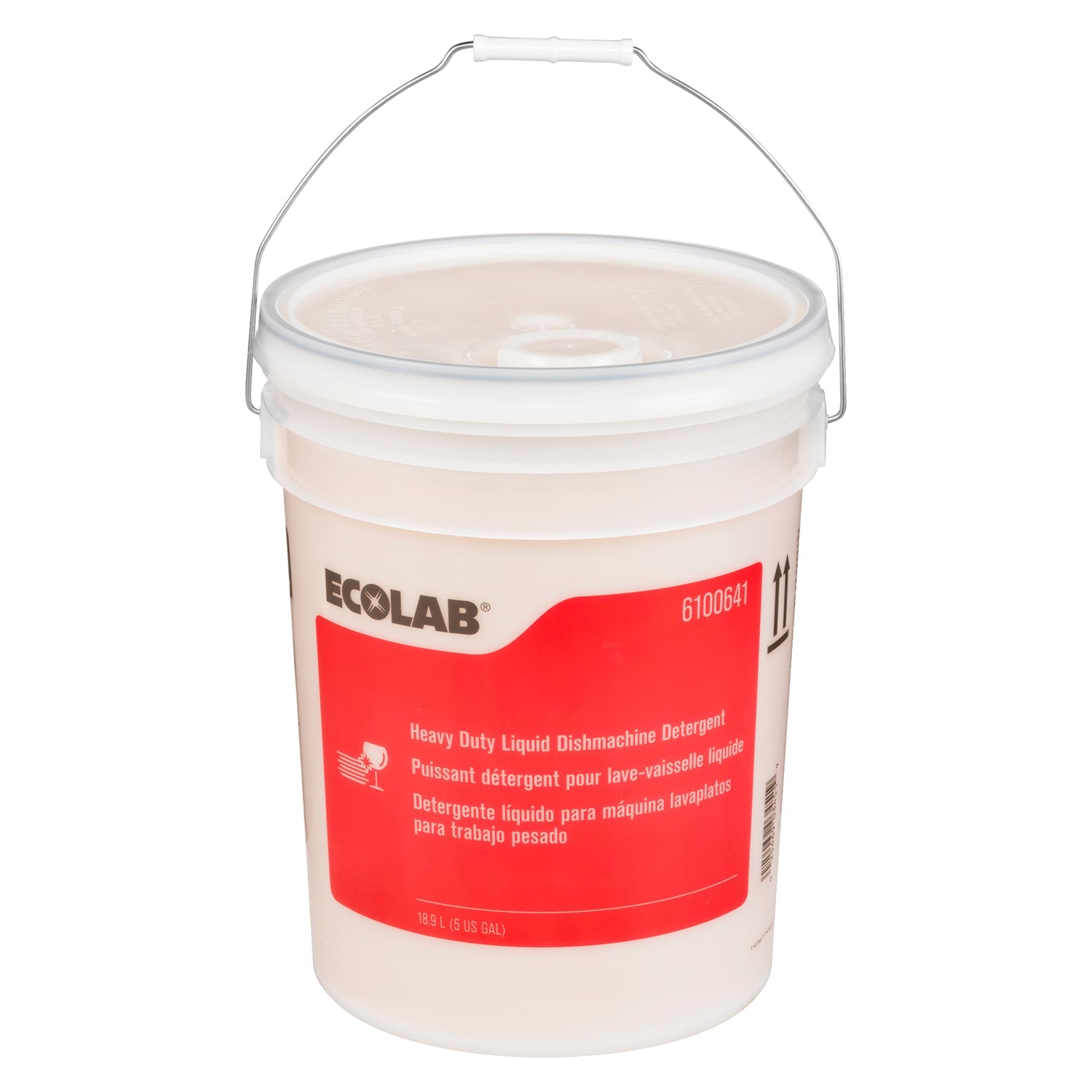 Detergent Liquid Dishmachine Heavy Duty - 1 x 18.9  L - Ecolab - Packaging and Accessories - Restaurant Supplies and Equipment - Canadian Distribution-0