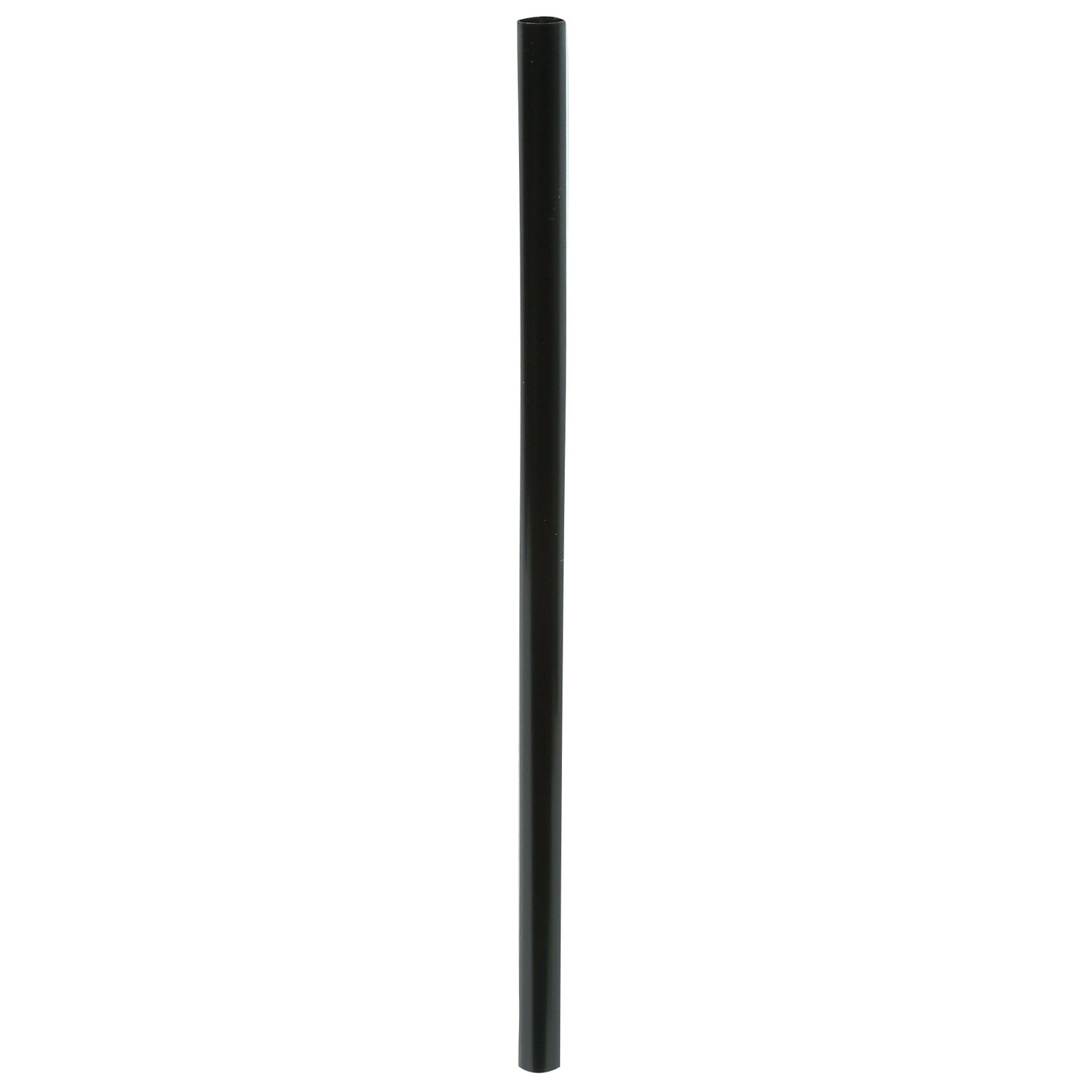 Straw Cocktail 6 in. Super Black - 1 x 2500 count - Stone Plastics - Packaging and Accessories - Restaurant Supplies and Equipment - Canadian Distribution-0