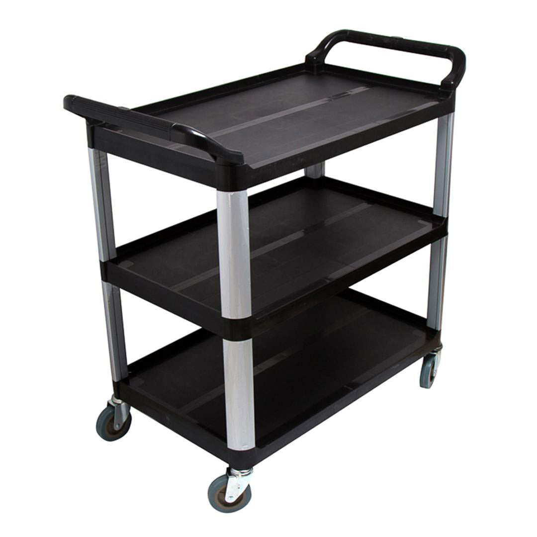NNEAGS 2X 3 Tier 83.5x43x95cm Food Trolley Food Waste Cart Food Utility Mechanic Kitchen Small