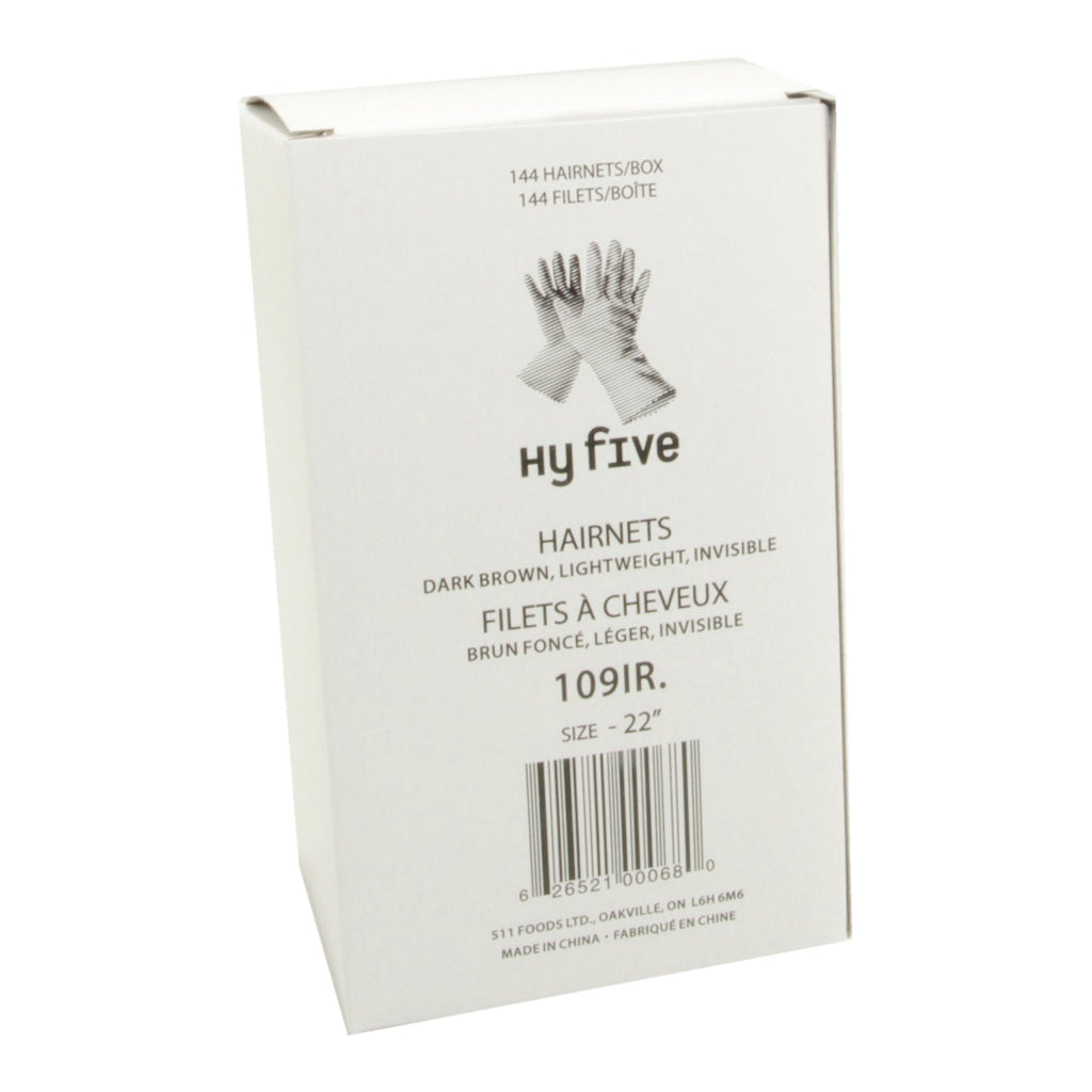 Hairnet Nylon Invisible Brown - 1 x 144  - Hy-five - Packaging and Accessories - Restaurant Supplies and Equipment - Canadian Distribution-1