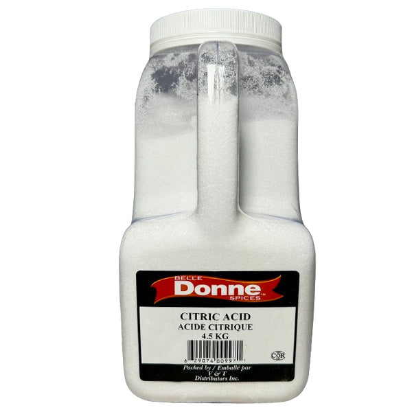 BELLE DONNE - CITRIC ACID 4.5KG - Seasonings & Spices - Canadian Distribution-0