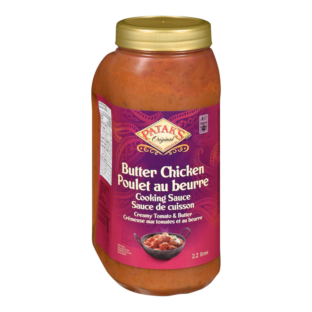 Sauce Cooking Butter Chicken - 2 x 2.2 L - Pataks - Restaurant and Foodservice Ingredients - Canadian Distribution-0