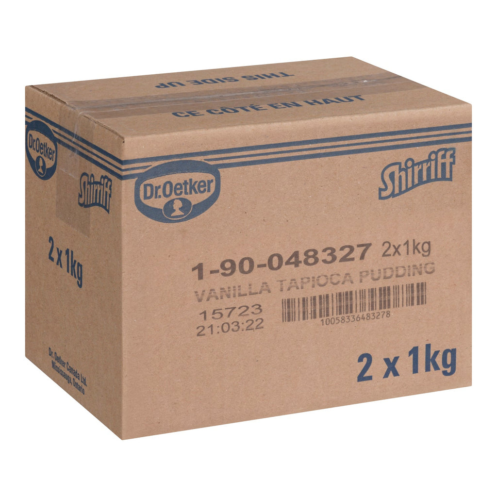 Pudding Tapioca Vanilla Mix - 2 x 1 kg - Shirriff - Baking Mixes and Ingredients - Canadian Distribution-2