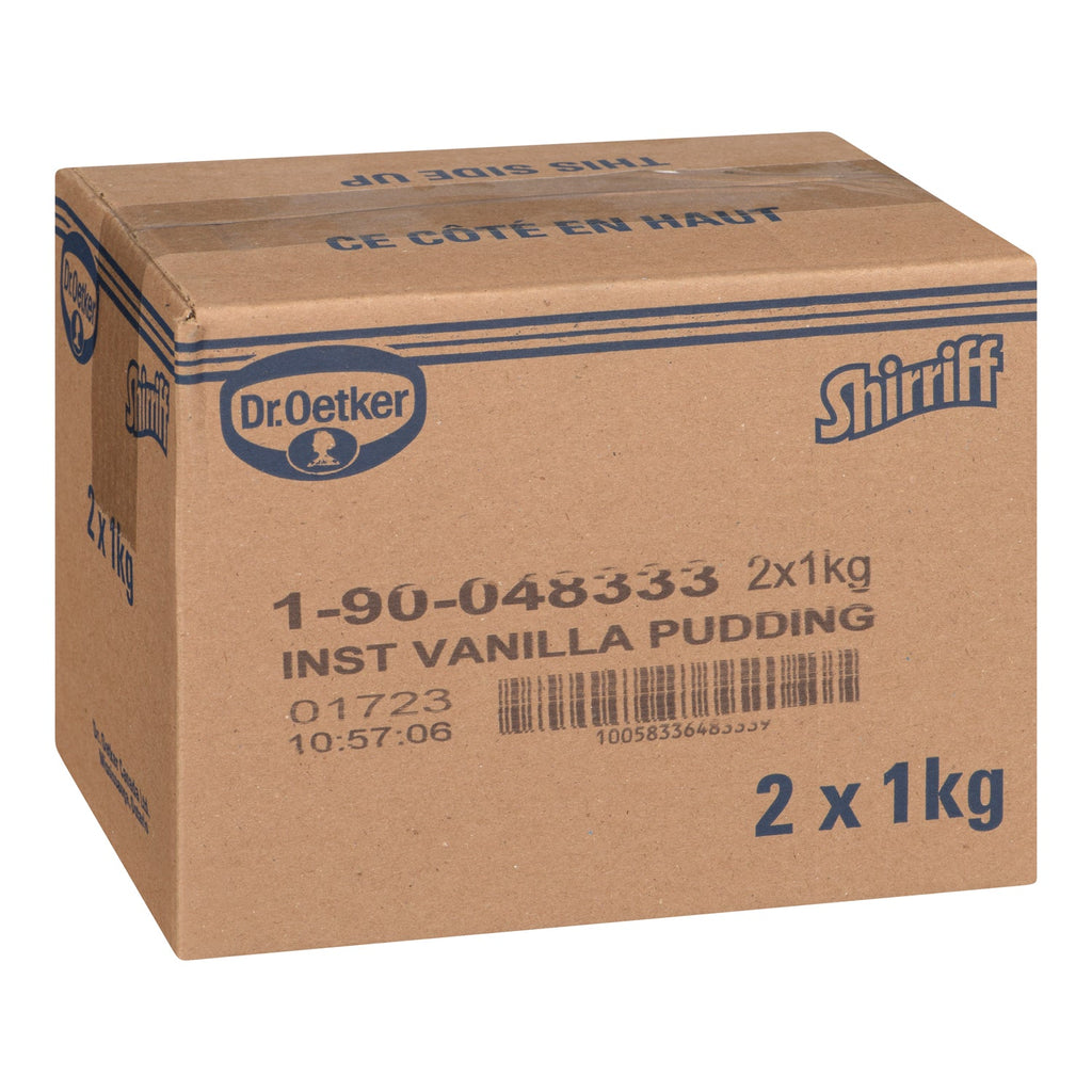 Pudding Vanilla Powder Instant - 2 x 1 kg - Shirriff - Baking Mixes and Ingredients - Canadian Distribution-2