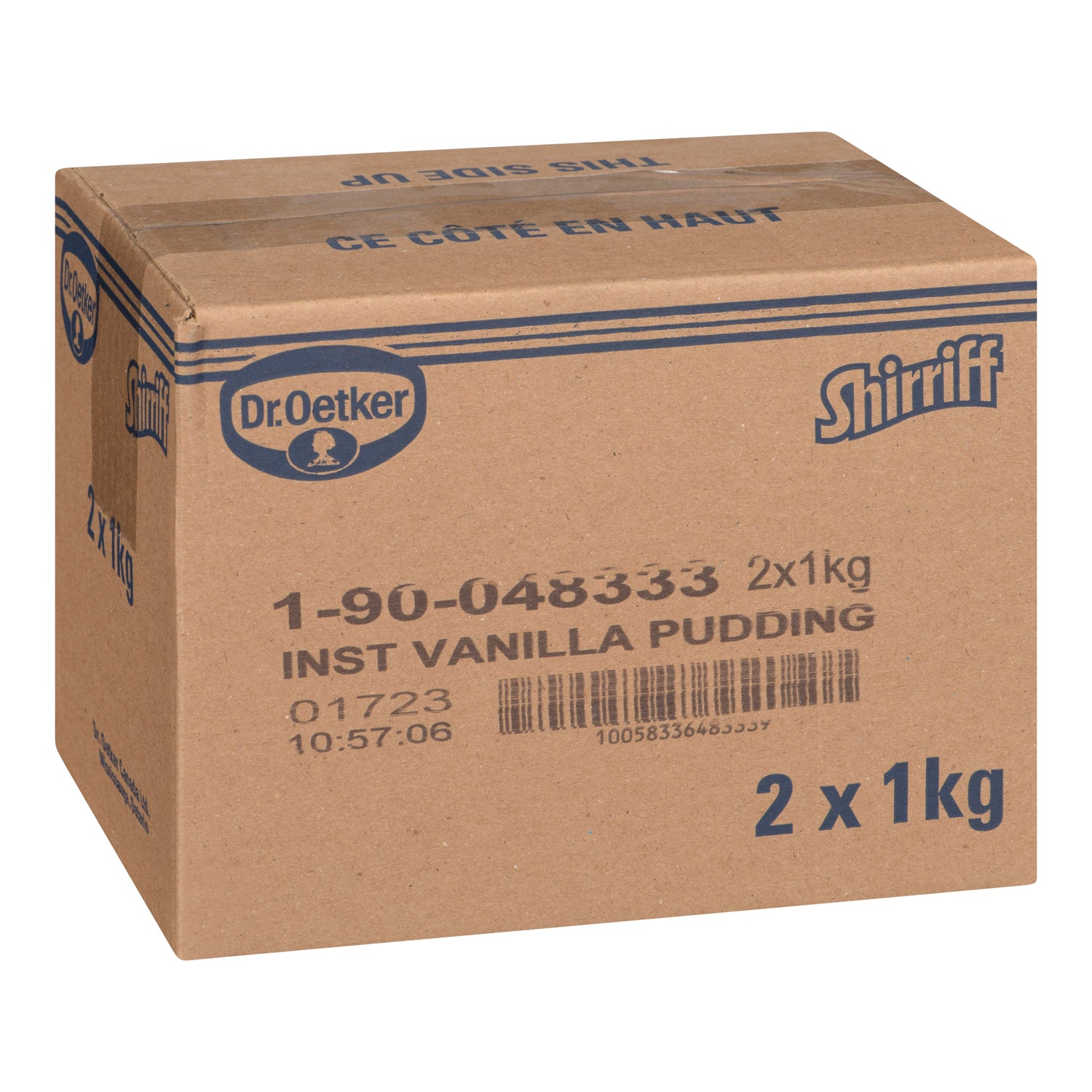 Pudding Vanilla Powder Instant - 2 x 1 kg - Shirriff - Baking Mixes and Ingredients - Canadian Distribution-2