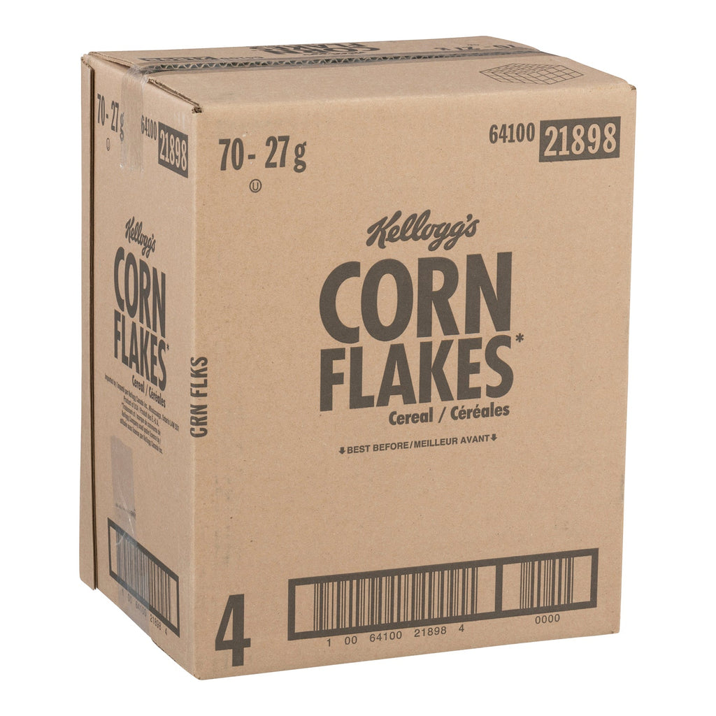 Cereal Corn Flakes Individual - 70 x 27 g - Kellogg's - Restaurant and Foodservice Ingredients - Canadian Distribution-1