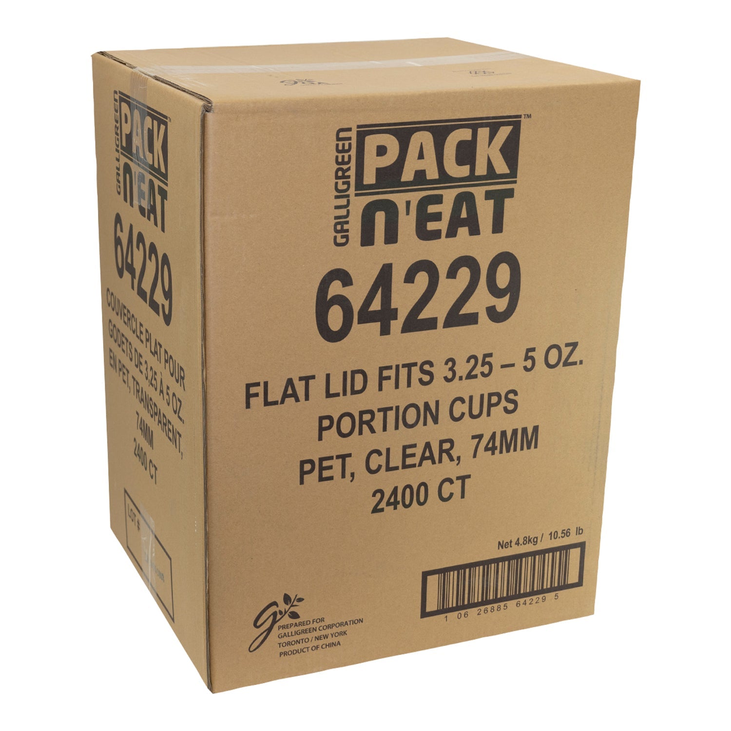 Lid Plastic Parfait Portion 3.25 - 5 oz. - 40 x 60 count - Packn'eat - Packaging and Accessories - Restaurant Supplies and Equipment - Canadian Distribution-2