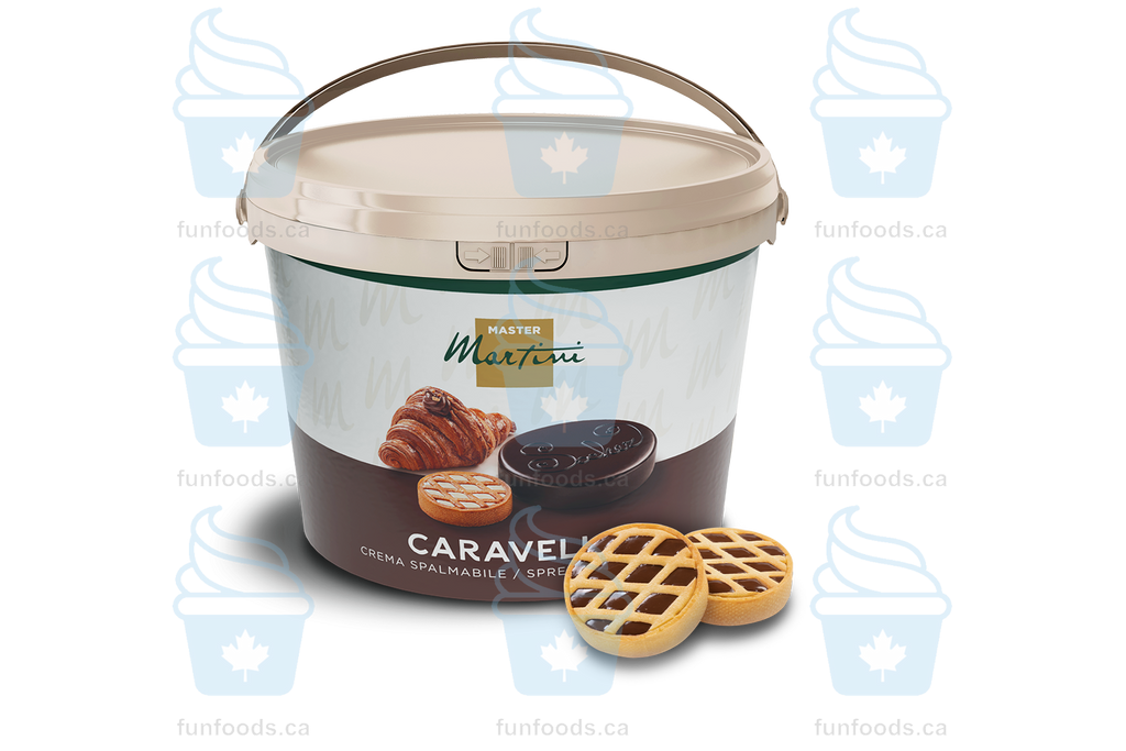 Gran Caravella Fluifour Gianduji (Chocolate Hazelnut) - 13 KG Bucket - Spreadable Cream - Master Martini Canada-0