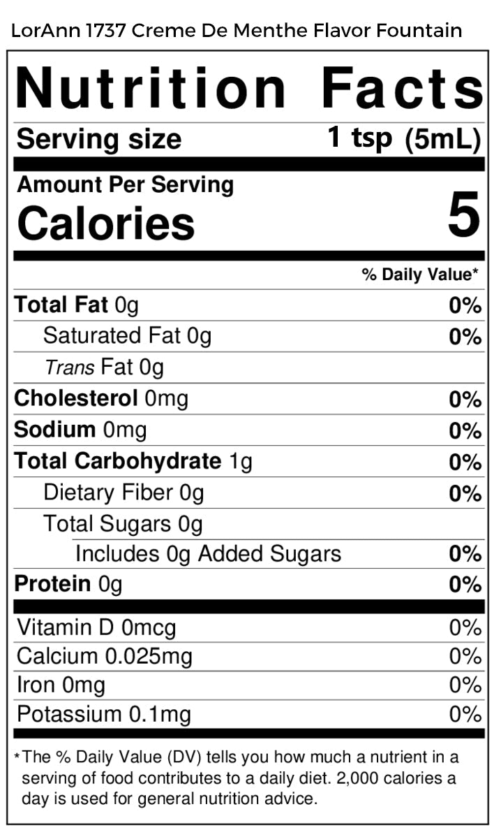 Creme de Menthe Flavor - 4 oz. - 32 oz. - Ice Cream and Beverage Flavors - LorAnn Oils - Canadian Distribution-3
