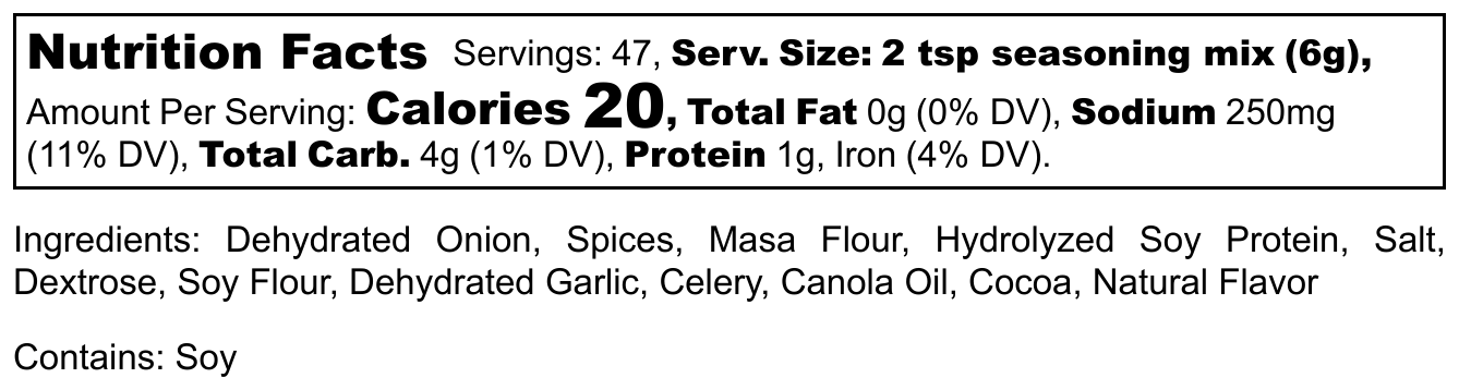 Hi-West Taco Seasoning 10oz