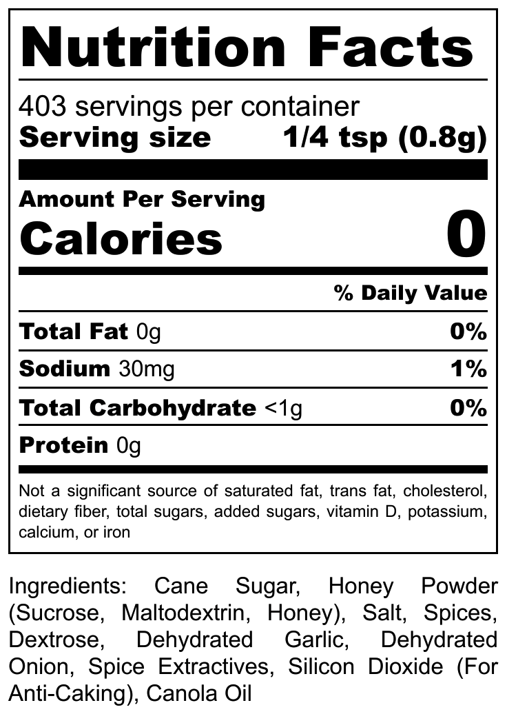 Hi-West Honey Blaze 11.4oz