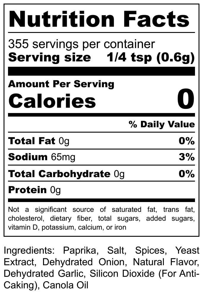 Hi-West Louisiana Blackened 7.5oz-4