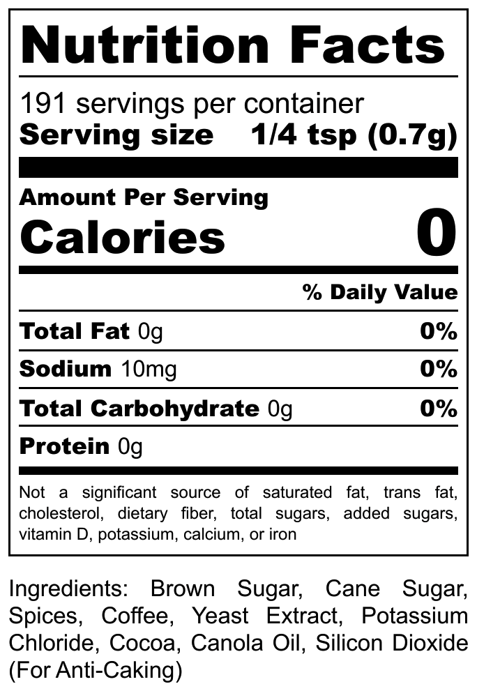 Hi-West Coffee & Cane Seasoning NO ADDED SALT-4