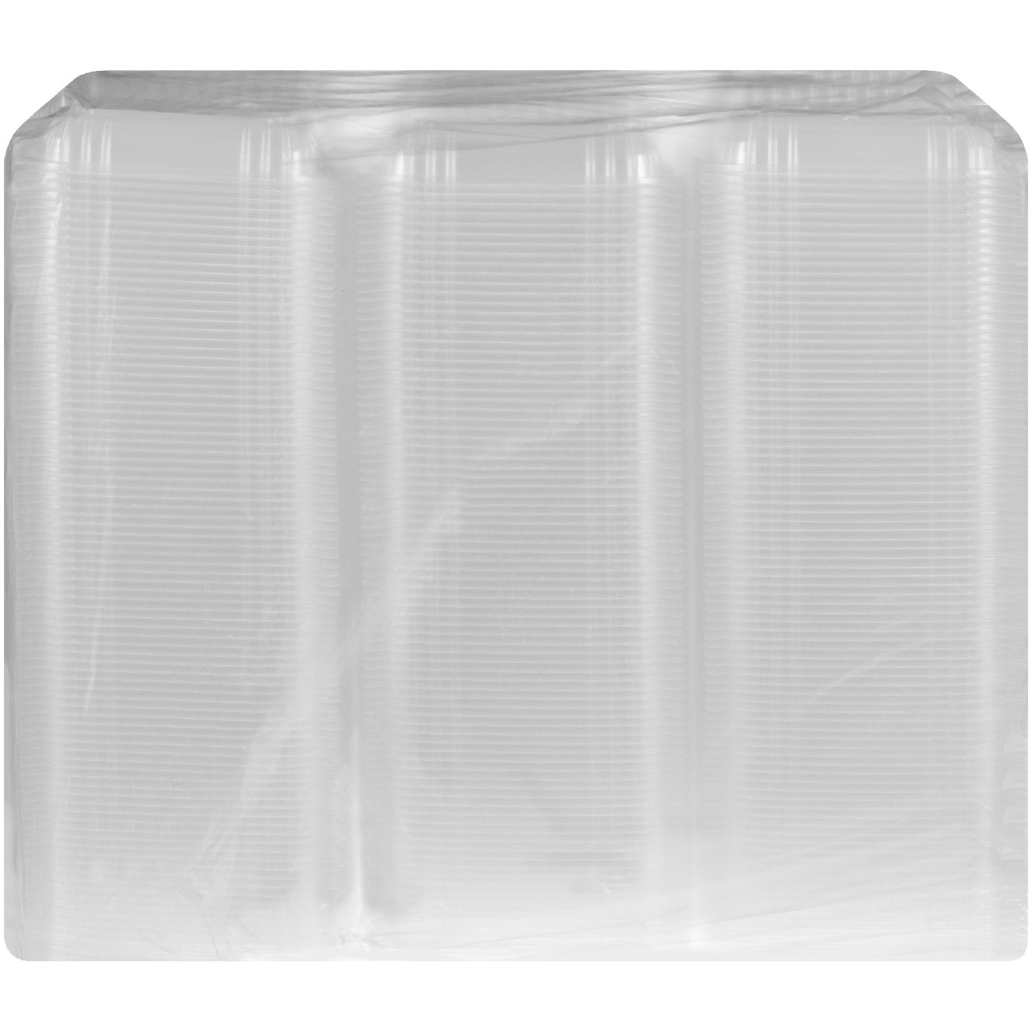 Container Plastic 6 x 9 Clear Hinged Square - 1 x 264 count - Sabert - Packaging and Accessories - Restaurant Supplies and Equipment - Canadian Distribution-0