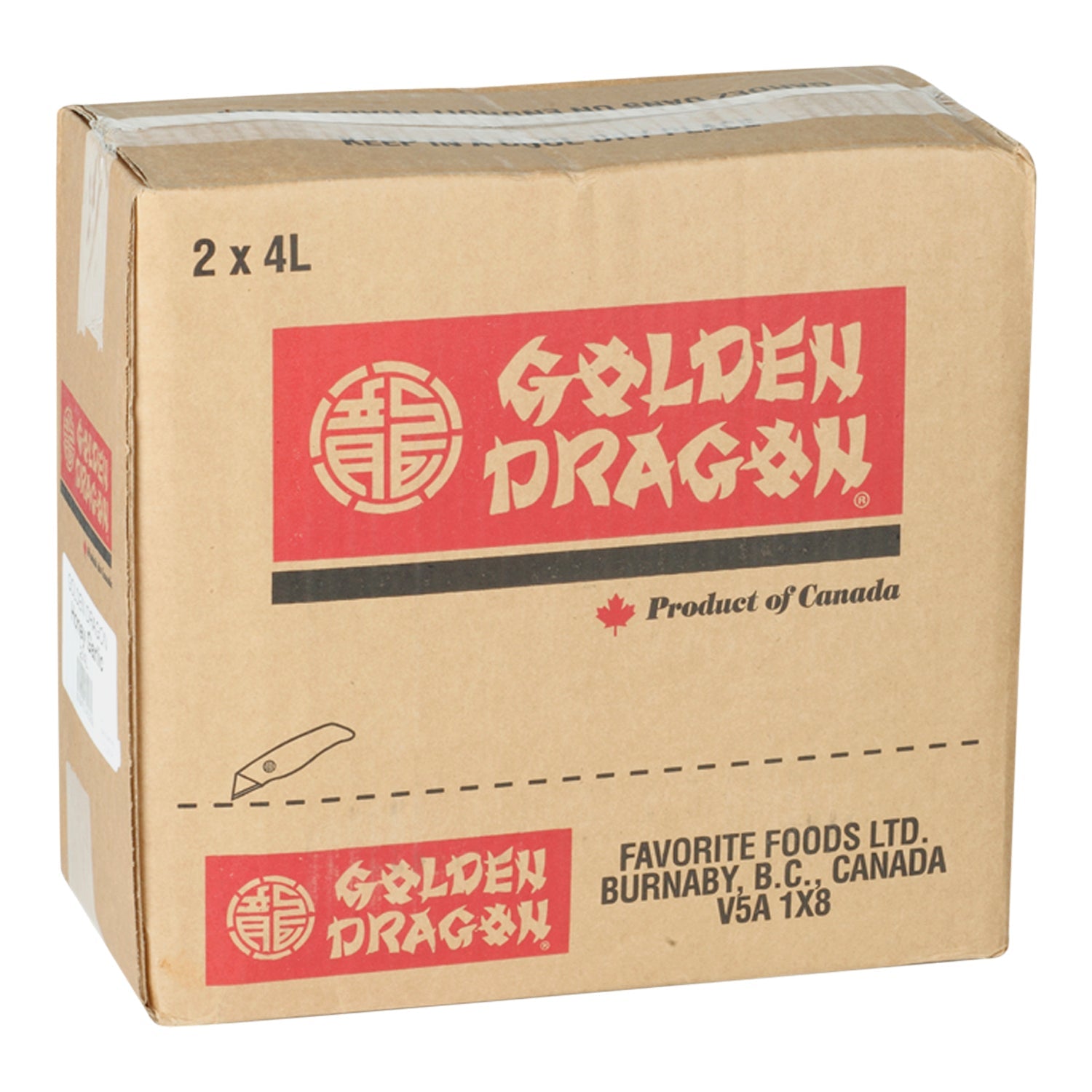 Sauce Honey Garlic - 2 x 4 L - Golden Dragon - Restaurant and Foodservice Ingredients - Canadian Distribution-1