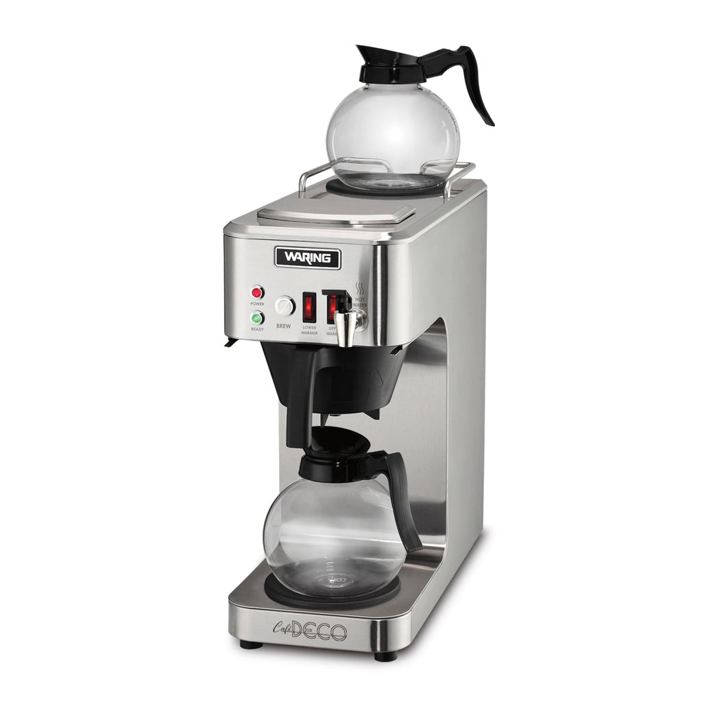 WCM50P "Café Deco" Automatic Coffee Brewer with Two Warmers & Hot Water Faucet by Waring Commercial-2