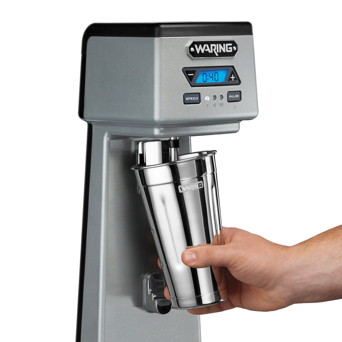 WDM120TX Heavy-Duty Single-Spindle Drink Mixer with Timer & Hands Free Operation by Waring Commercial-1