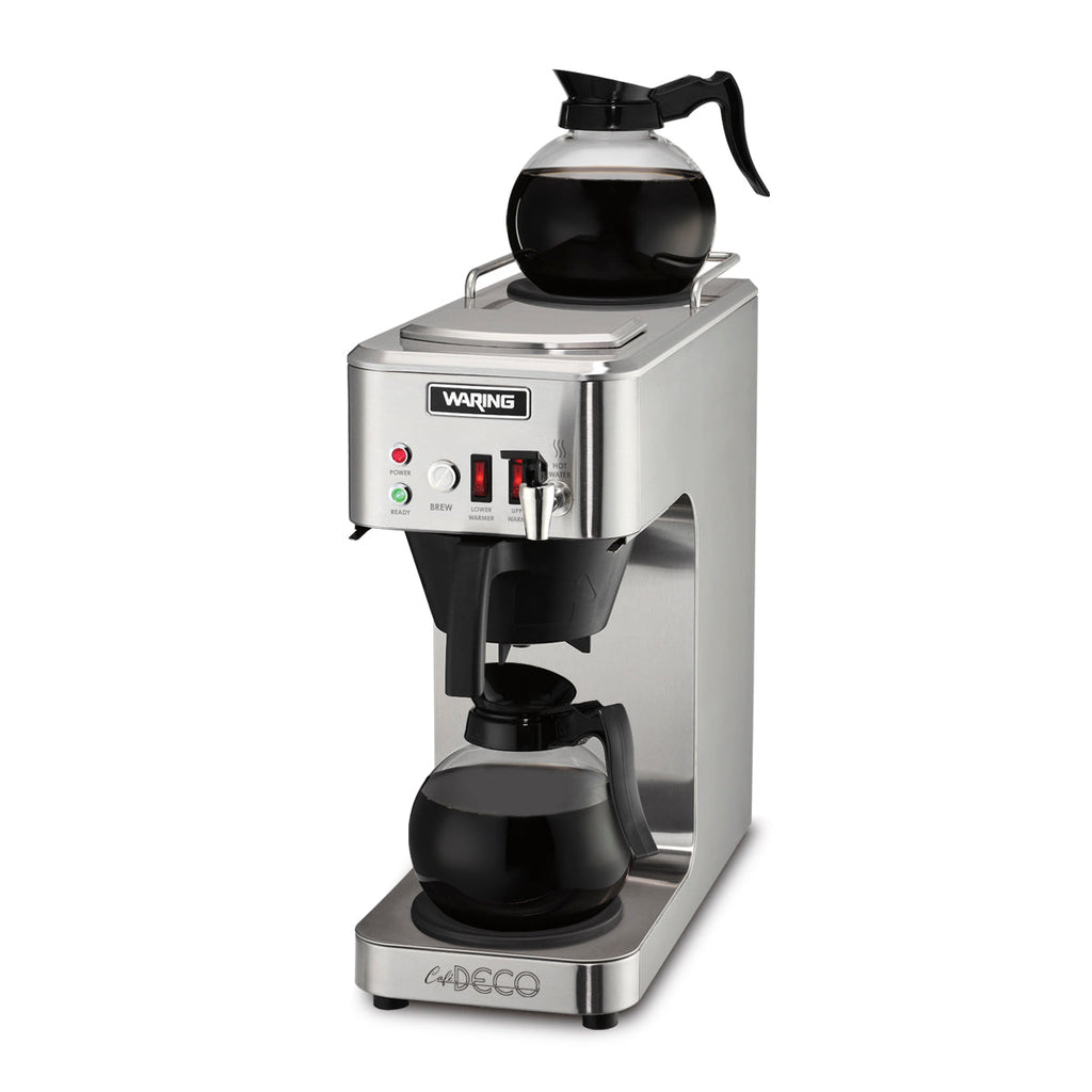WCM50P "Café Deco" Automatic Coffee Brewer with Two Warmers & Hot Water Faucet by Waring Commercial-3