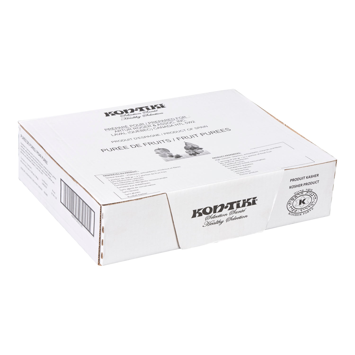 Puree Pear - 48 x 100 mL - Kontiki - Restaurant and Foodservice Ingredients - Canadian Distribution-1