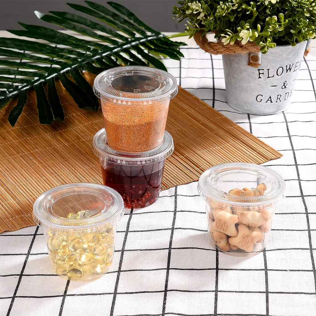 PLA Portion Cups Compostable - 2500 x 2 oz. portion cups per case - Sold By The Case-4