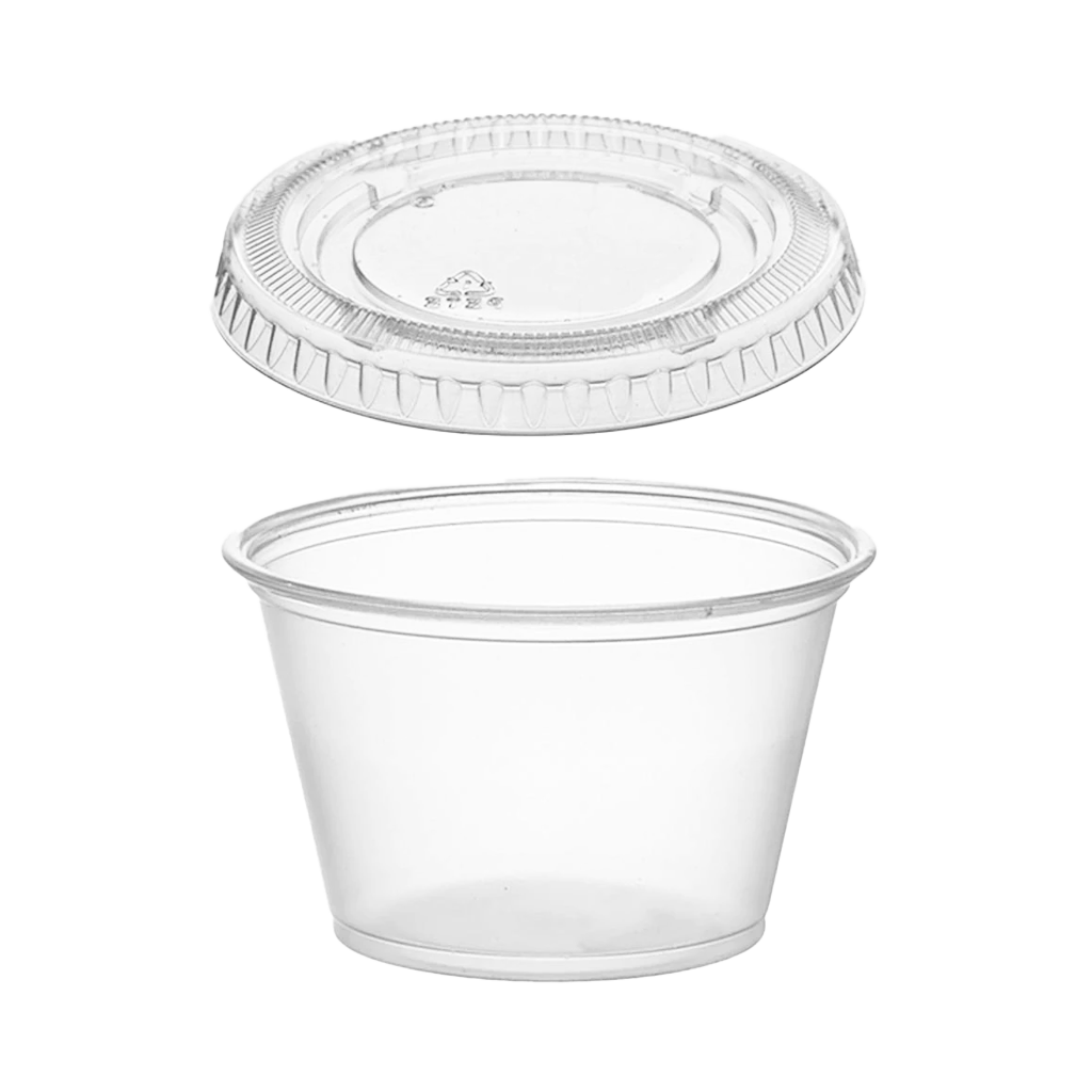PLA Portion Cups Compostable - 2500 x 2 oz. portion cups per case - Sold By The Case-1