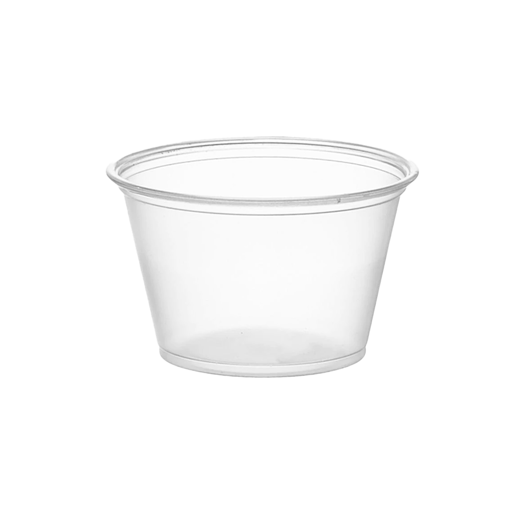 PLA Portion Cups Compostable - 2500 x 2 oz. portion cups per case - Sold By The Case-0