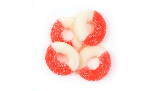Gummy Watermelon Rings - 18 LB Box - Premium Ice Cream and Dessert Toppings, Mix-Ins and Inclusions-0