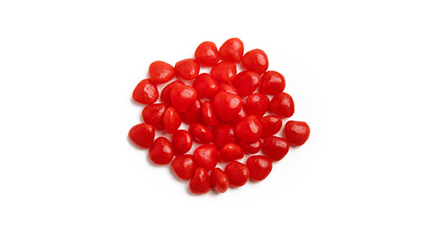 Cinnamon Hearts Candy - 30 LB Box - Premium Ice Cream and Dessert Toppings, Mix-Ins and Inclusions-0