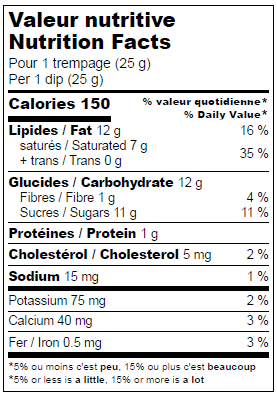 Belgian Maple & Nuts Cone Dip - Case of 6 x 1KG - Canadian Distribution-2