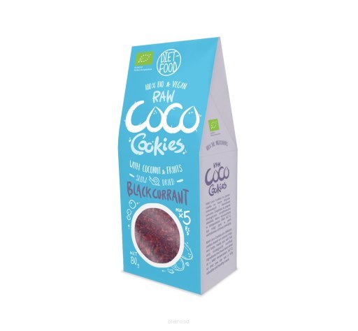 Bio Coco Cookies With Black Currant