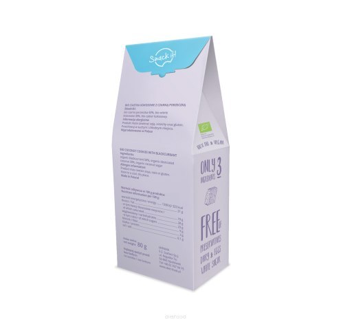 Bio Coco Cookies With Black Currant