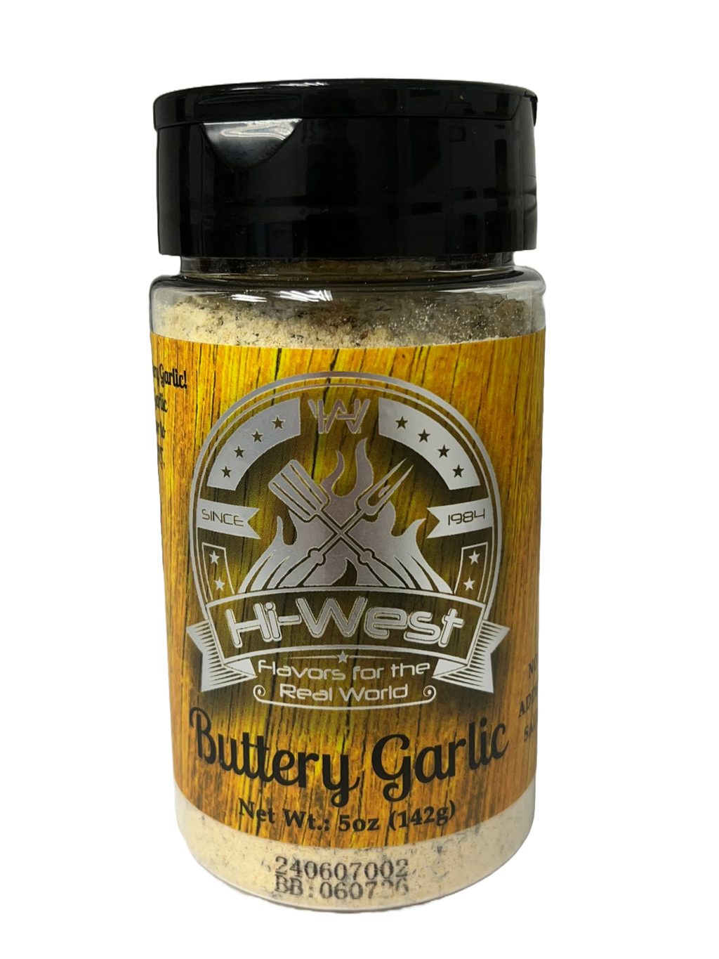 Hi-West Buttery Garlic Seasoning 5oz NO ADDED SALT-0