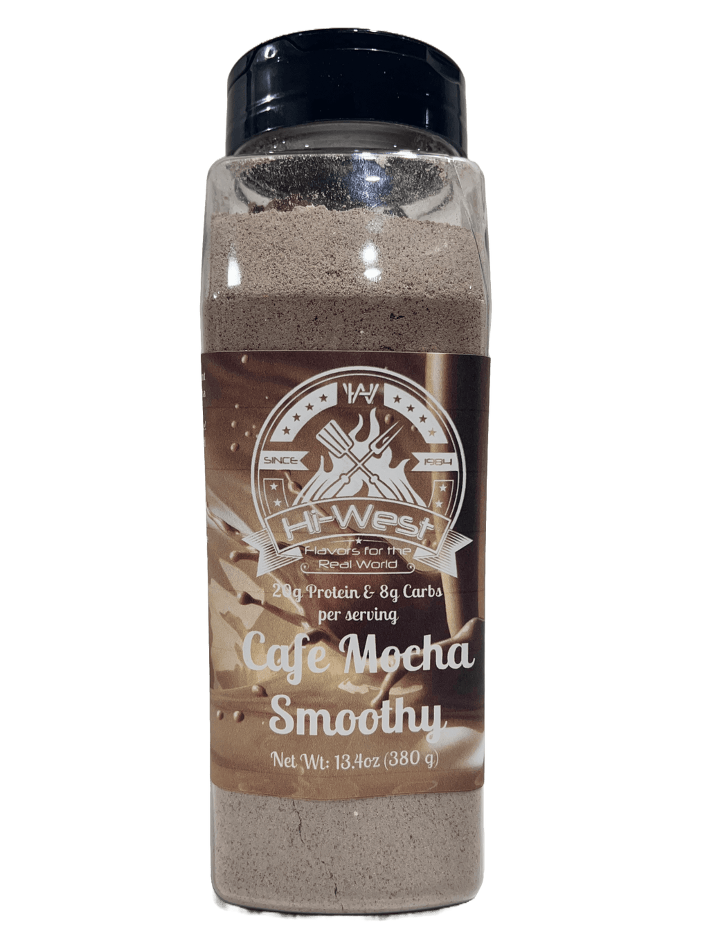 Hi-West Cafe Mocha Protein Smoothy 13.4oz-0