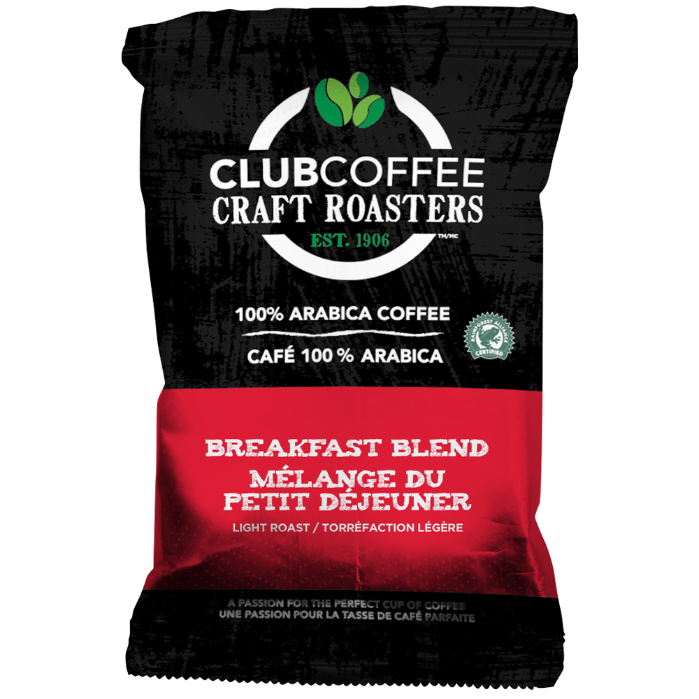 Club Coffee Craft Roasters | Breakfast Blend | Fractional Packaging - Case of 64 x 2 oz Packets-0