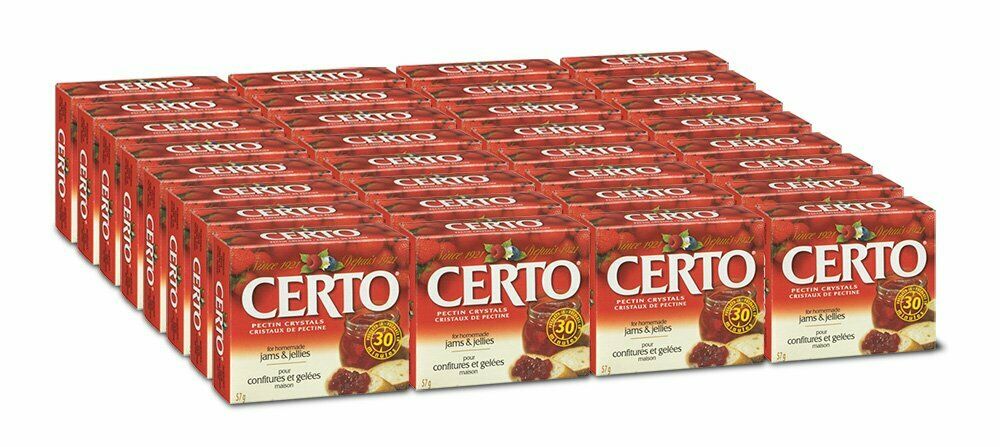 CERTO Pectin Crystals by Kraft for Jams & Preserves, Case 36pk x 57g - Product of Canada-1