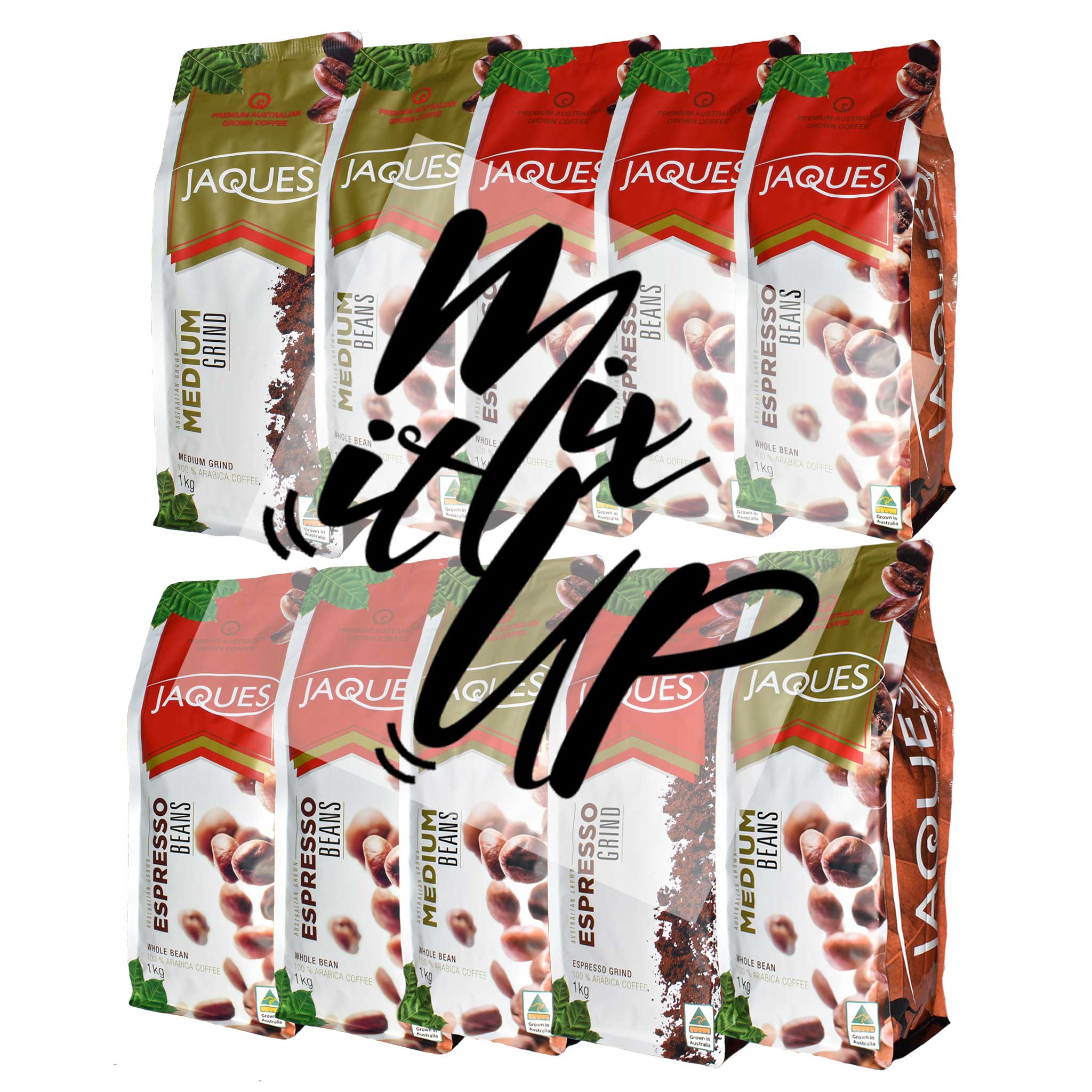 Mixed Carton 10 x 1Kg Jaques Coffee (also as a subscription)