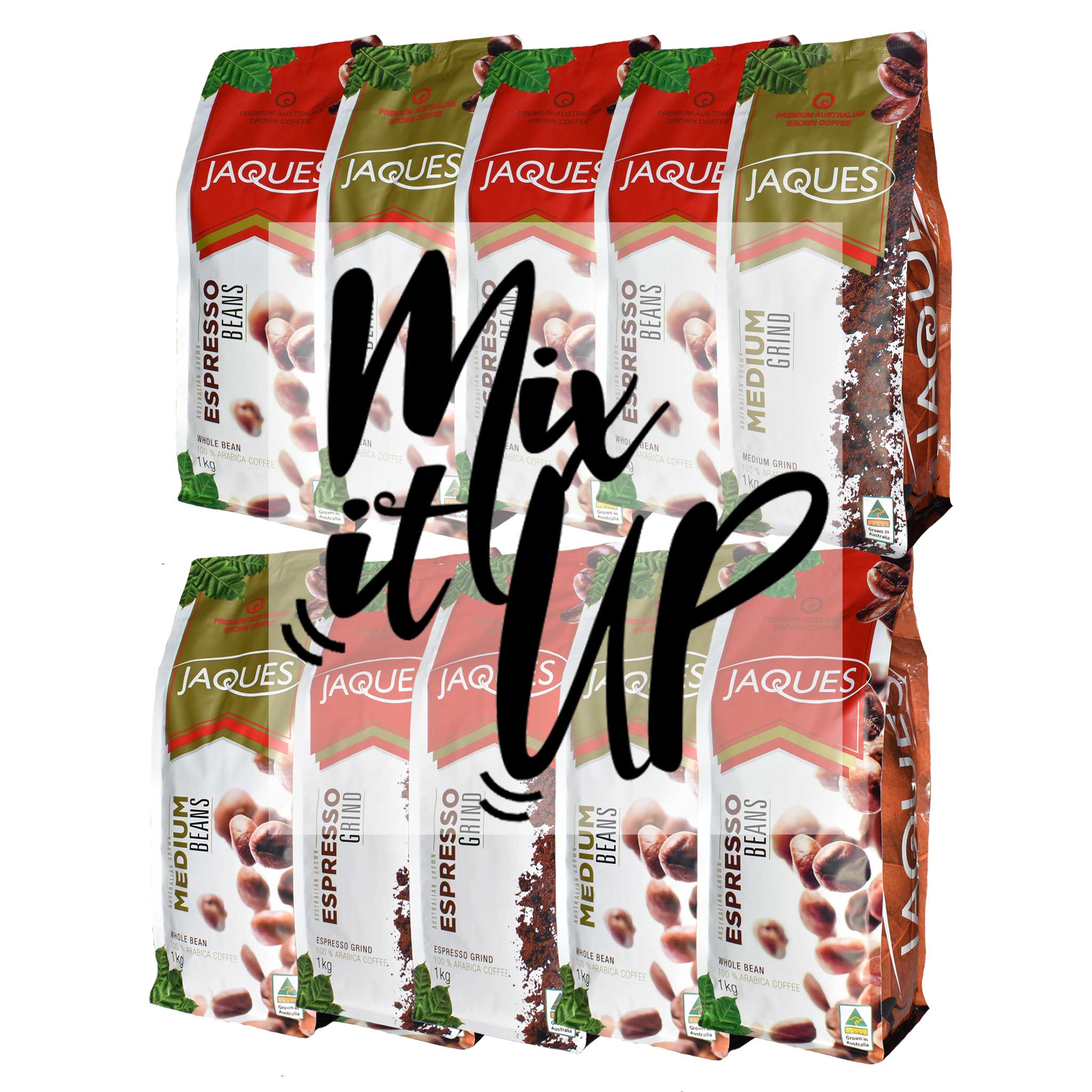 Mixed Carton 10 x 1Kg Jaques Coffee (also as a subscription)