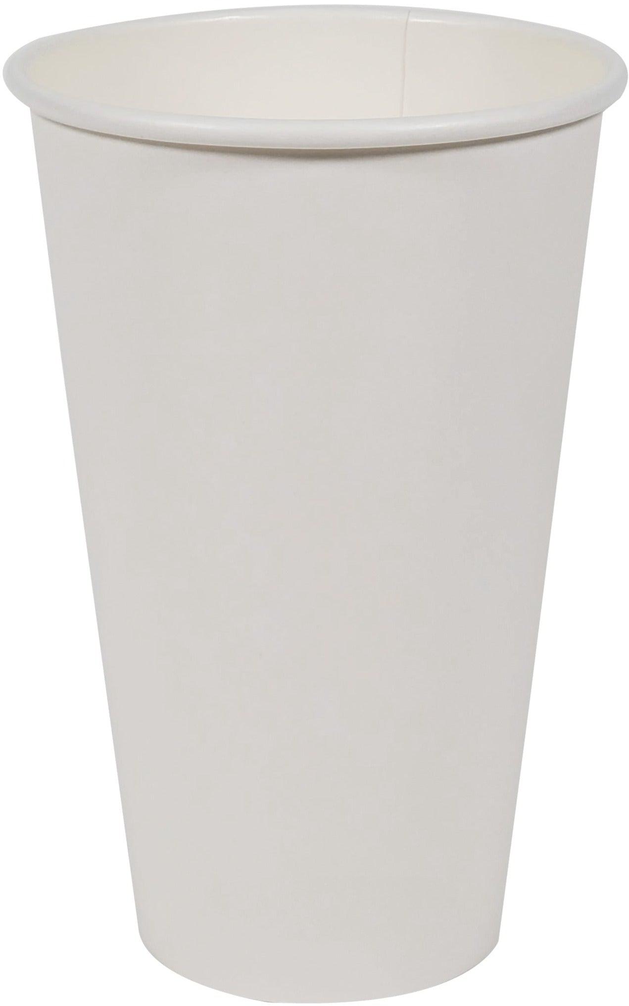 Morning Dew - 16oz Hot Paper Cups - White - 20 x 50 count-0