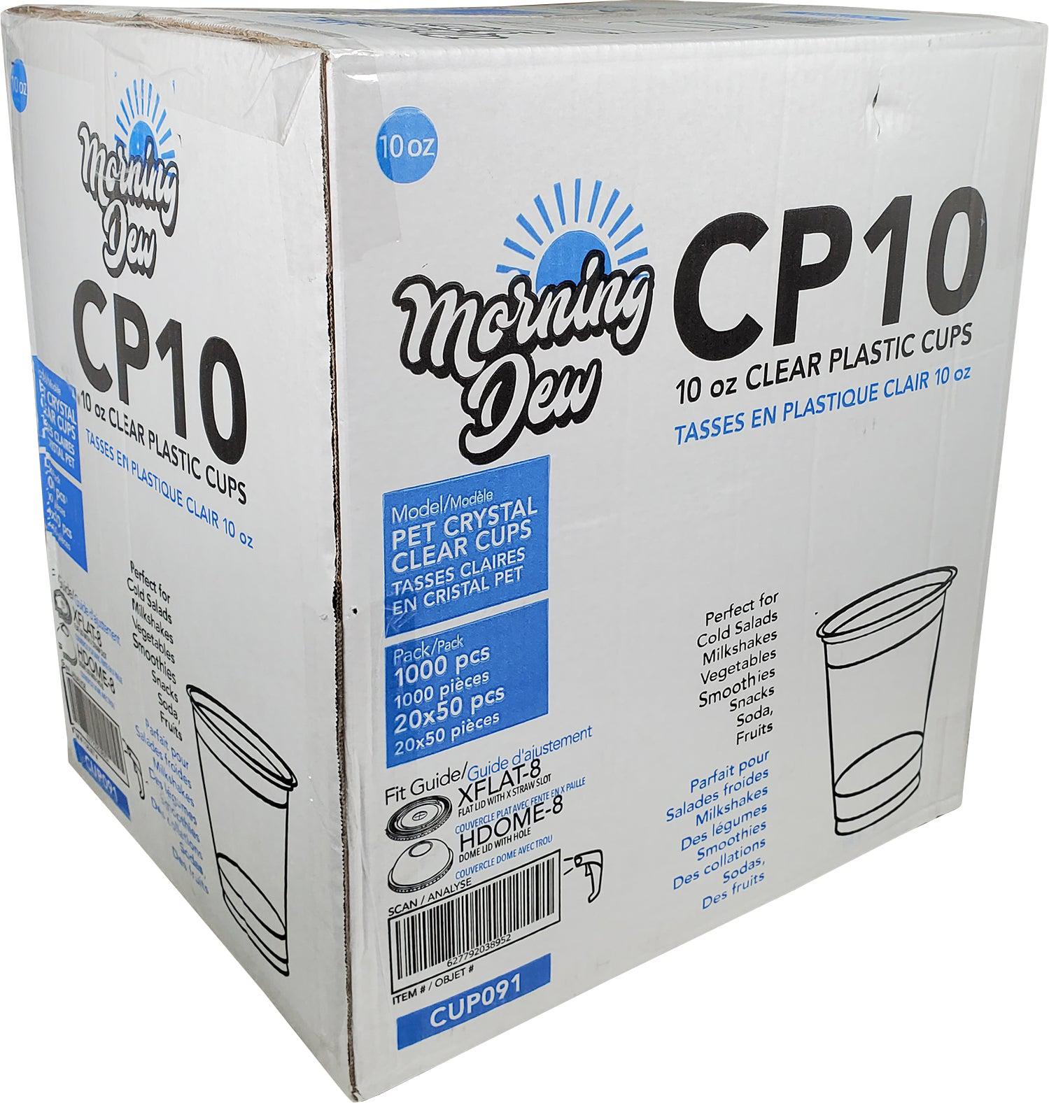 Morning Dew - 10oz Clear Pet Cup - 78mm - 20 x 50 count-3