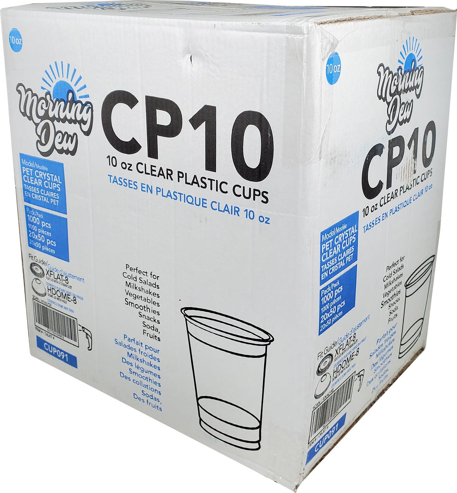 Morning Dew - 10oz Clear Pet Cup - 78mm - 20 x 50 count-4