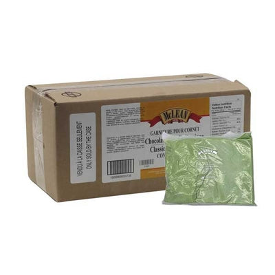 'REDUCED TO CLEAR' Key Lime Pie Chocolate Cone Dip Coating (Case = 5 x 1L Bags) by McLean Canada-2