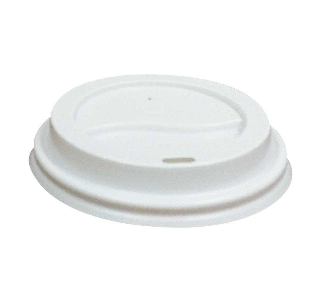 Morning Dew - Dome Sip Lid for 8 oz Tall Hot Paper Cups - White - 20 x 50 count-1