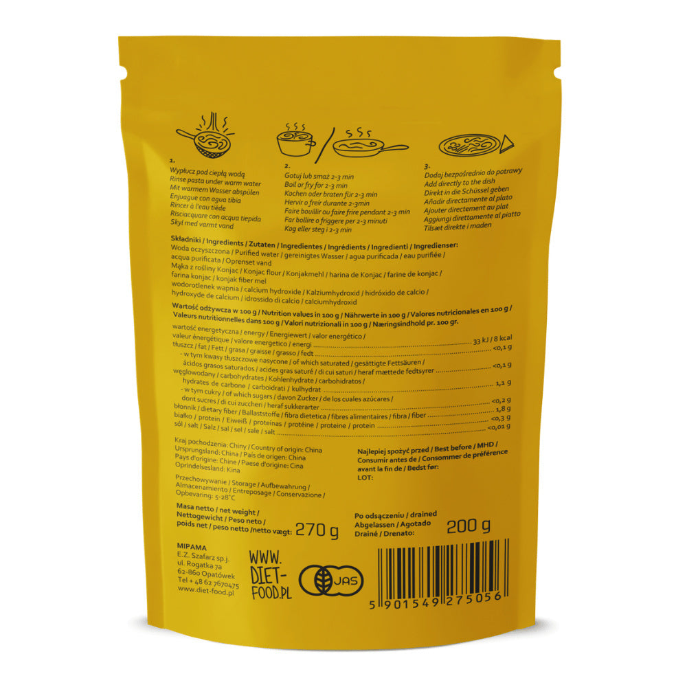 Konjac (shirataki) pasta Spaghetti 270 g-1