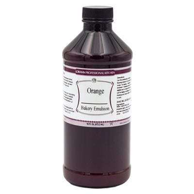 Orange (Natural) Bakery Emulsion - 4 oz. - 16 oz. - 1 Gallon - 5 Gallons - Bakery Emulsions Canada-1
