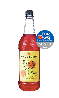 Sweetbird Syrup - Pink Guava and Lime Lemonade - 6 x 1 L Case - Vegan - Canadian Distribution-0