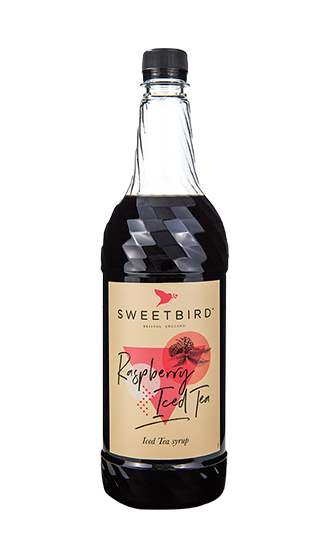 Sweetbird Syrup - Raspberry Iced Tea - 6 x 1 L Case - Vegan - Canadian Distribution-0