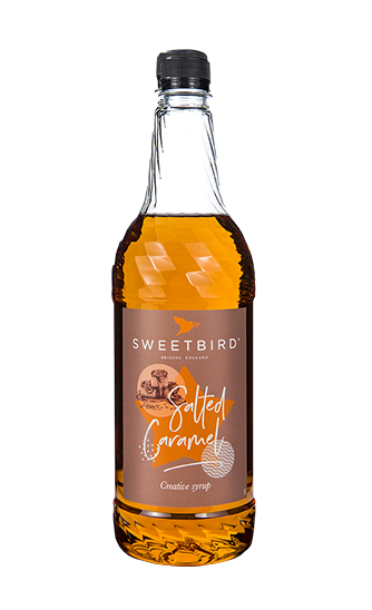 Sweetbird Syrup - Salted Caramel - 6 x 1 L Case - Vegan - Canadian Distribution-0