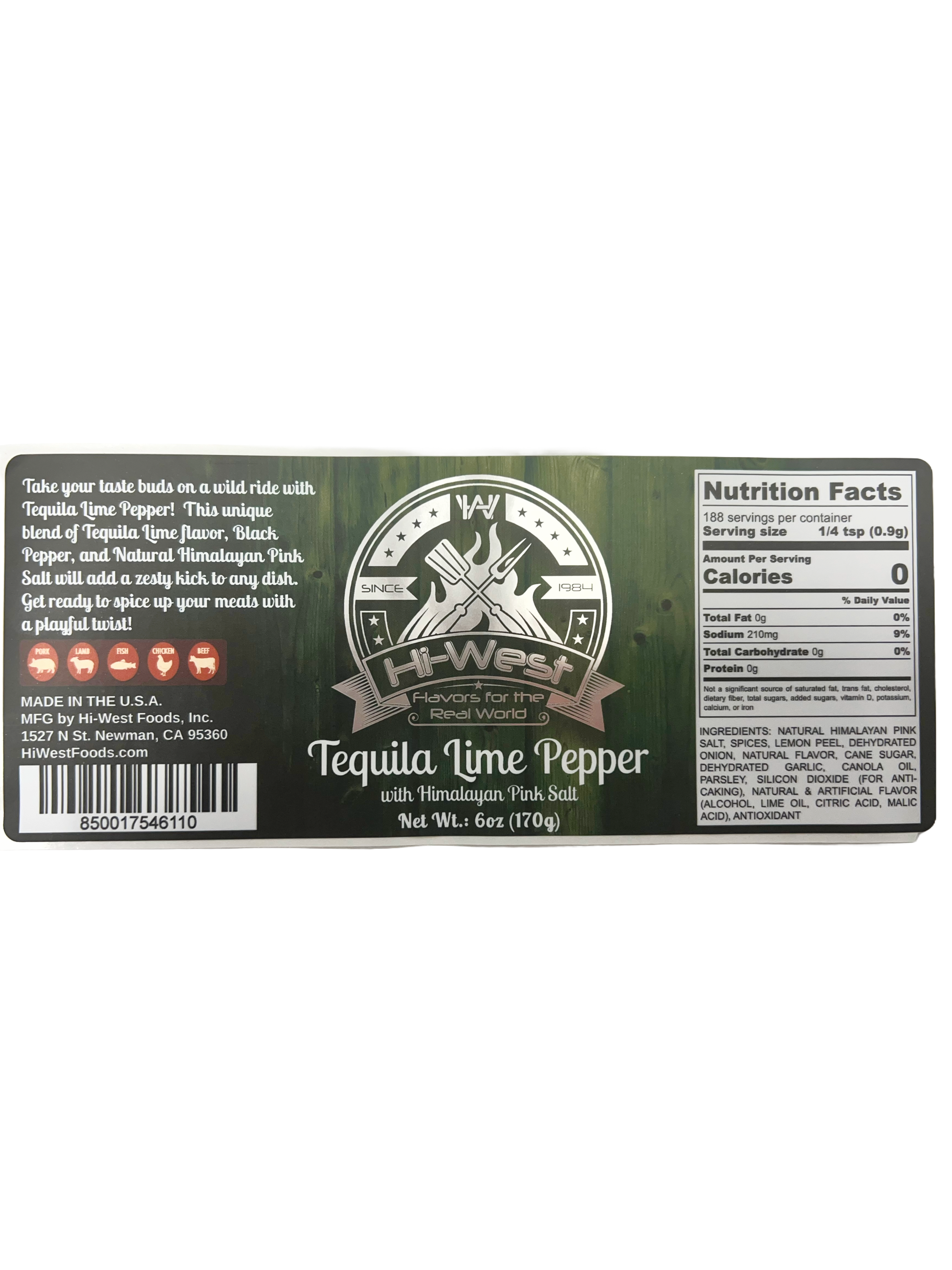 Hi-West Tequila Lime Pepper with Himalayan Pink Salt-4