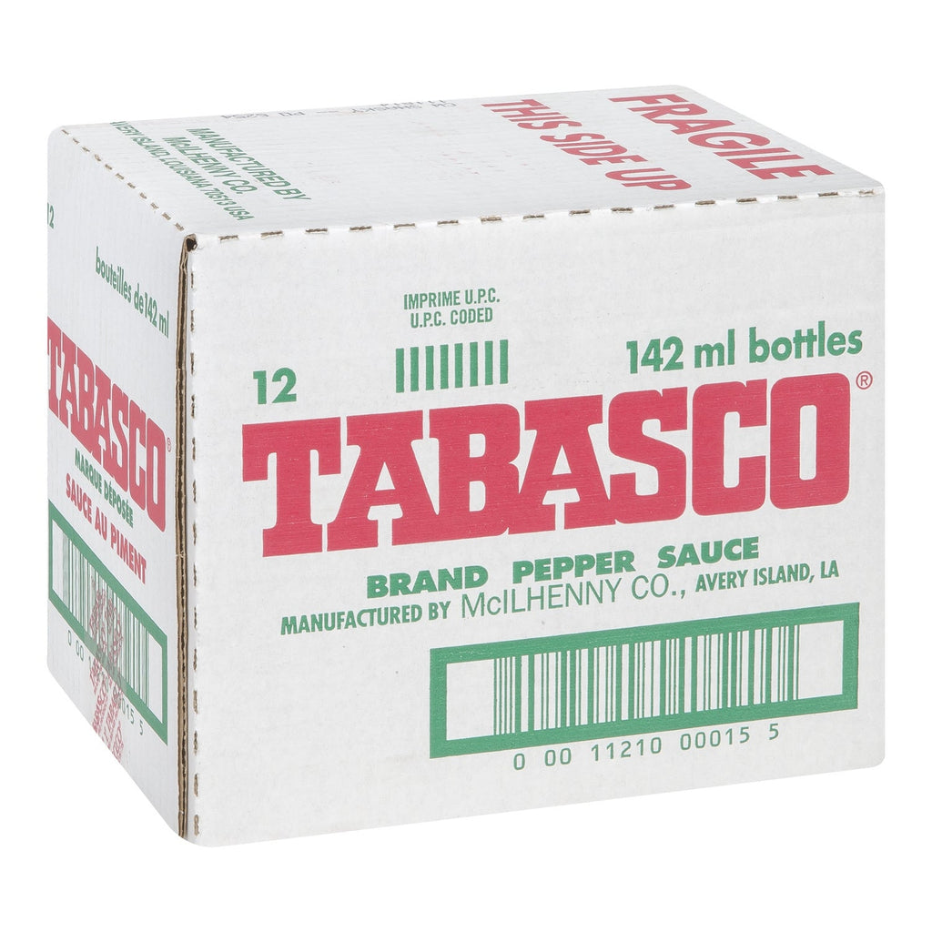 Sauce Pepper Red Hot Tabasco - 12 x 142 mL - Mcilhenny - Restaurant and Foodservice Ingredients - Canadian Distribution-1