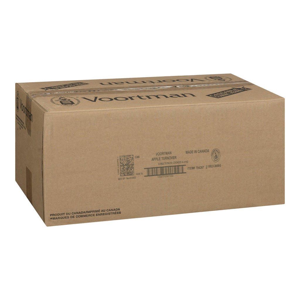 Cookie Apple Turnover Single Serve - 1 x 144 count - Voortman - Restaurant and Foodservice Ingredients - Canadian Distribution-1